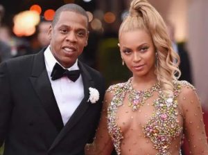 Jay-Z with his wife, Beyonce