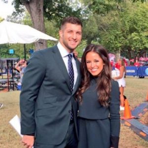 Kaylee with her alleged boyfriend, Tim Tebow