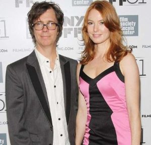 Alicia holding hands of her then boyfriend, Ben Folds