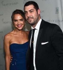 Arielle Kebbel with Aaron Bay-Schuck