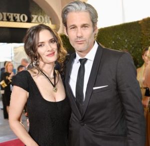 Winona Ryder with her current partner, Scott Mackinlay Hahn