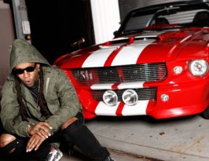 Ty Dolla Sign with an amazing car