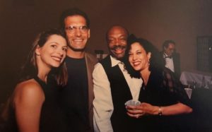 Kamala Harris with her ex-boyfriend, Willie Brown and their friends.