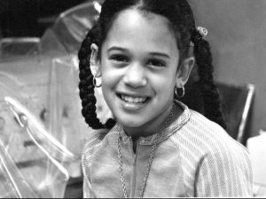 Childhood photo of Kamala Harris