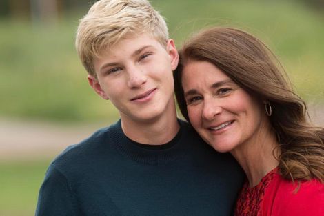 Rory John Gates and his mom