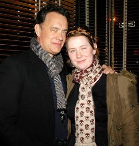 Elizabeth Hanks and her father, Tom Hanks attend Dinner Party for the Tastemaker Screening of STARTER FOR 10.