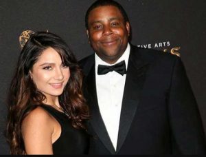 Christina Evangeline with her husband, Kenan Thompson