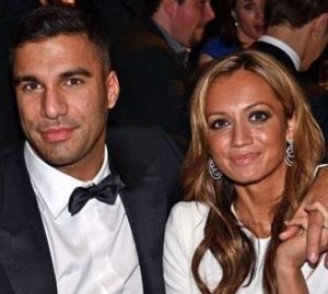 Kate Abdo with her husband, Ramtin Abdo