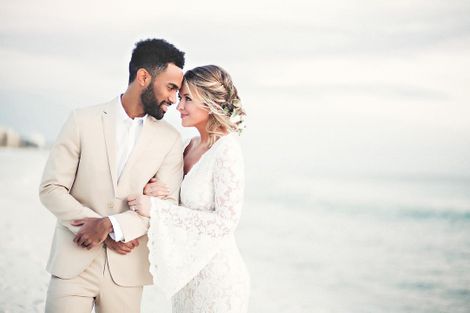 Kristen Ledlow on the day of her wedding with Kyle Anderson