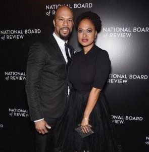 Ava with the famous rapper, Common