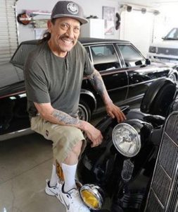 Danny Trejo with his classic vehicles