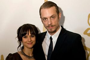 Melinda with her half-brother, Joel Kinnaman