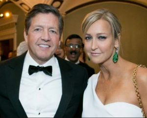 Lara Spencer with her present husband, Richard McVey