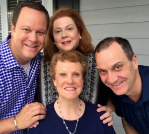 David Venable with his family