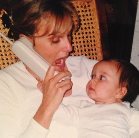 Sophie Mudd and her mom