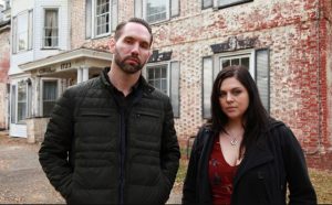 Photo of Katrina Weidman and her co-star, Nick Groff.