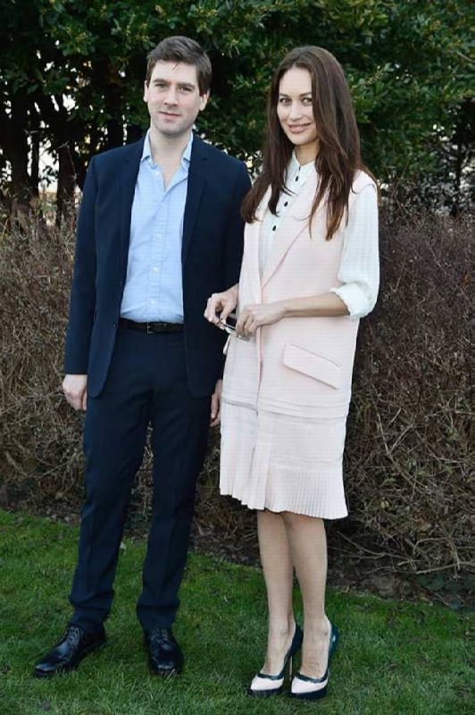 Olga Kurylenko with her partner Max