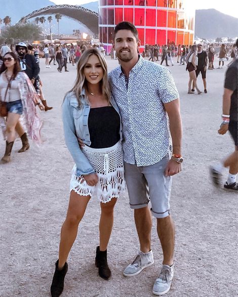 Paige Hathaway with her partner, Jason Moritz Sebastian