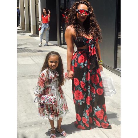 Nia Guzman with her daughter
