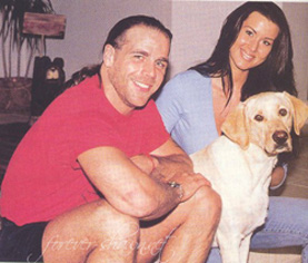 Theresa Lynn Wood and her ex- husband Shawn Michaels