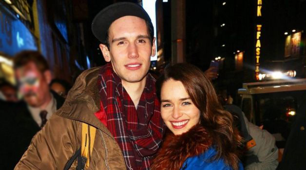 Cory Michael Smith with his former girlfriend Emilia Clarke