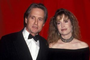 Diandra Luker with her past partner, Michael Douglas