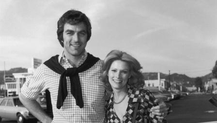 Jacqueline Ray with her former spouse Tom Selleck