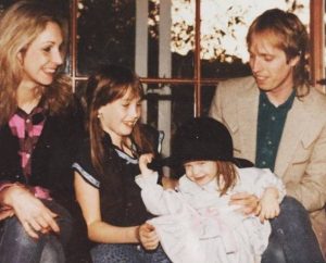 Jane with late-Tom and their two daughters 