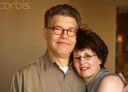 Franni Bryson and her husband Al Franken