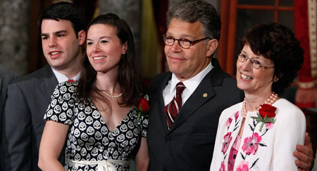 Franni Bryson with her husband and kids