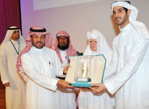 Hassan Jameel (R) at an event