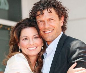Shania with her present husband, Frederic Thiebaud