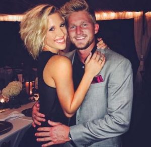 Blaire Hanks with his former girlfriend, Savannah Chrisley