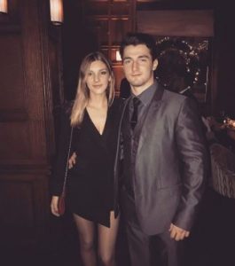 Daniel shares a picture with his partner, Natalie Ackerman