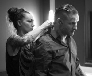 Stephanie Luby with her ex-husband, Corey Taylor