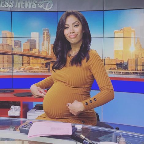 Shirleen Allicot showing her baby bump