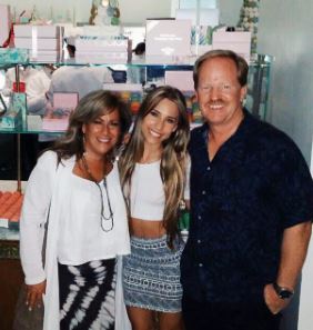 Ayla Marie with her parents