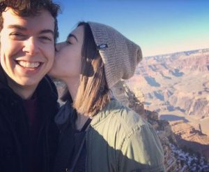 Parker with his partner, Shelby at the Grand Canyon National Park in the end of 2017