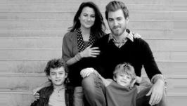 Rhett James with his wife, Jessie and their children