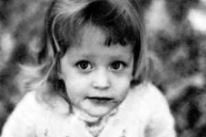 Gillian Anderson in her childhood