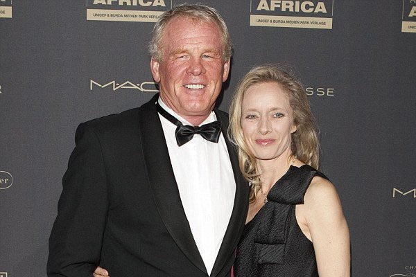 Nick Nolte with her husband