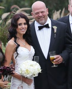 Deanna Burditt on the day of her wedding with Rick Harrison