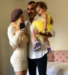 Lior Bitto with his partner, Jenna and their daughter, Batel Lu Bittion