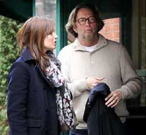 Melia McEnery and Eric Clapton