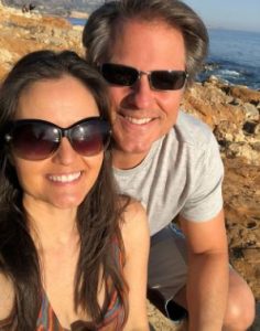 Scott Sveslosky with his wife, Danica McKellar