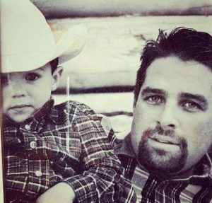Steve Darnell wishes a 21st happy birthday to his son, Chase Darnell
