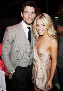 It's All Fired Up! Mollie King and boyfriend David Gandy, pictured together in November