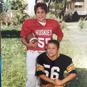 Jeff Mauro during his young age