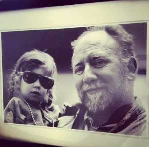 Troian Bellisario and her father, Donald