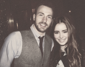 Chris Evans and Lily Collins #RelationshipGoals